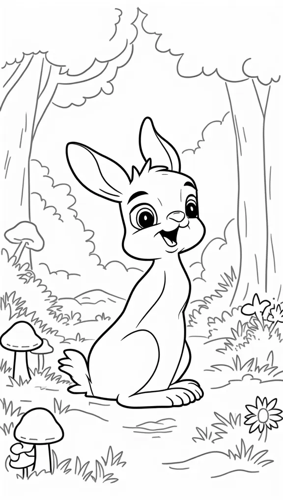 thumper coloring pages